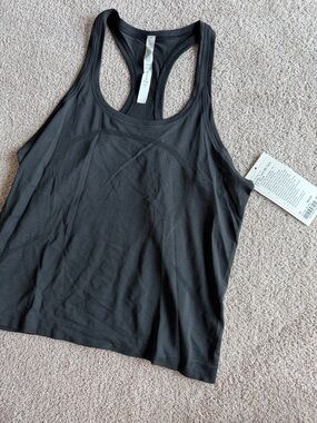 lululemon athletica Black Racerback Tank Top